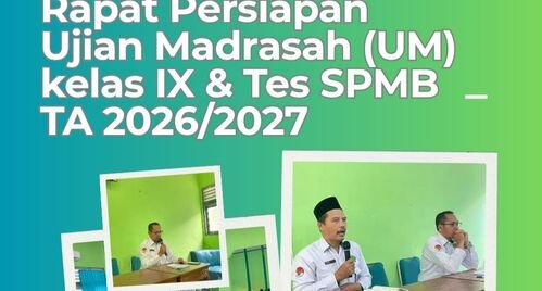 🤝 Satu Meja, Satu Tujuan, MTsN 1 Wonogiri Matangkan Seluruh Kegiatan Penting Sekolah