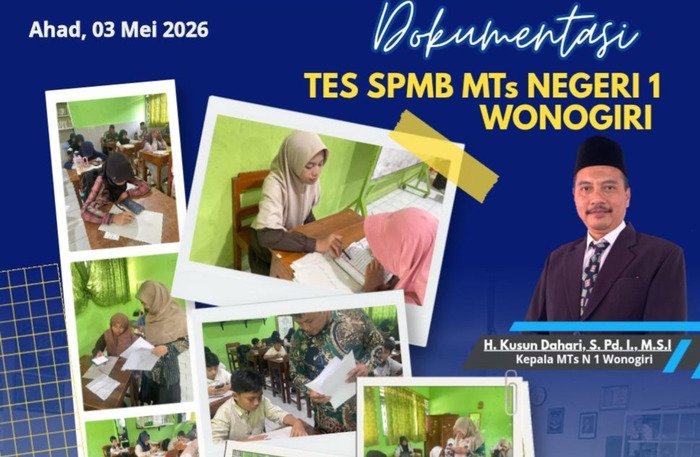 320 Siswa Adu Kemampuan, Seleksi MTsN 1 Wonogiri Penuh Tantangan