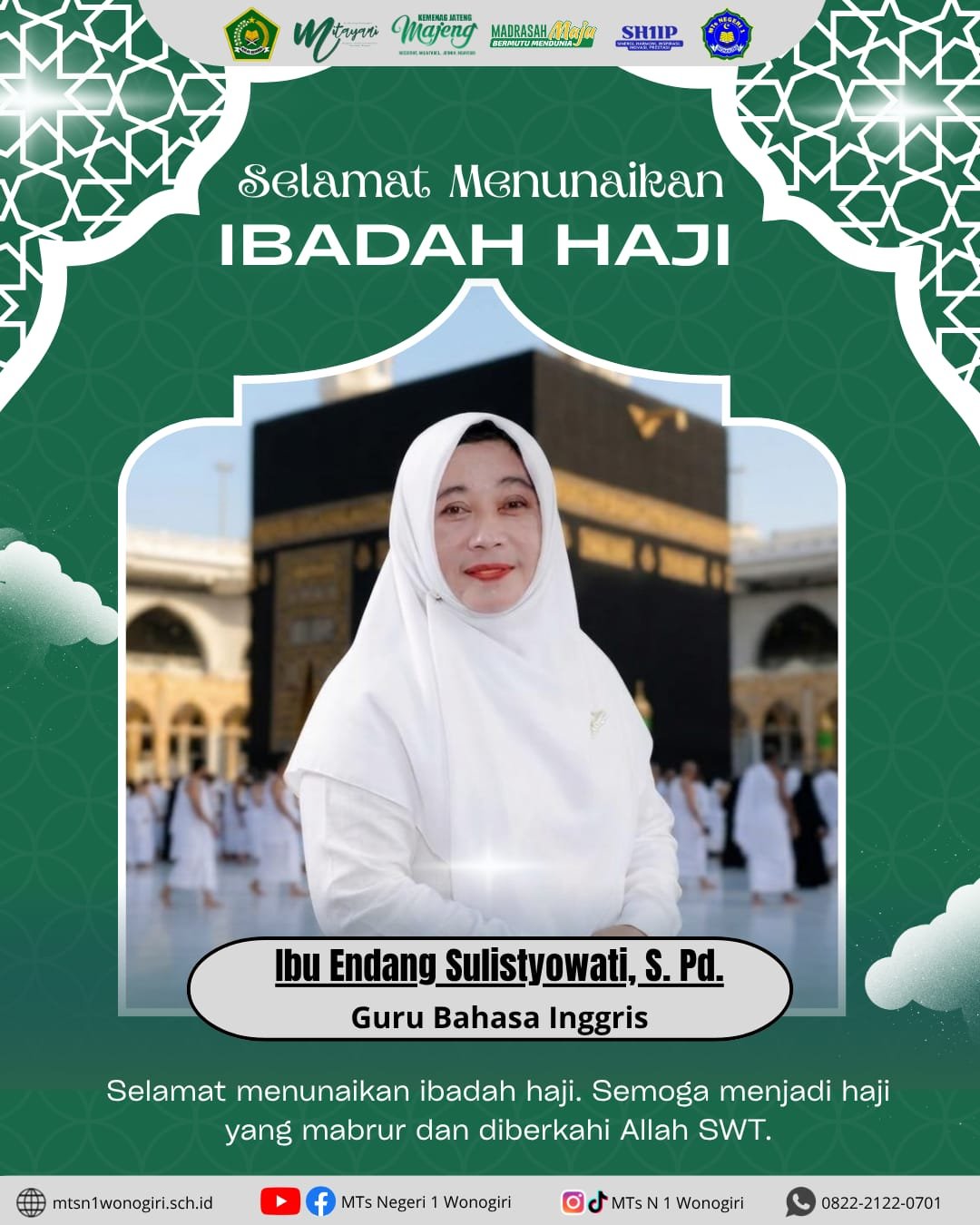 Doa Terbaik Mengiringi Langkah Ibu Endang Sulistyowati Menuju Tanah Suci Makkah 