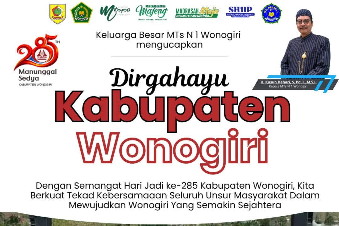 Hari Jadi Wonogiri ke-285 Hadirkan Semangat Persatuan dan Optimisme Baru