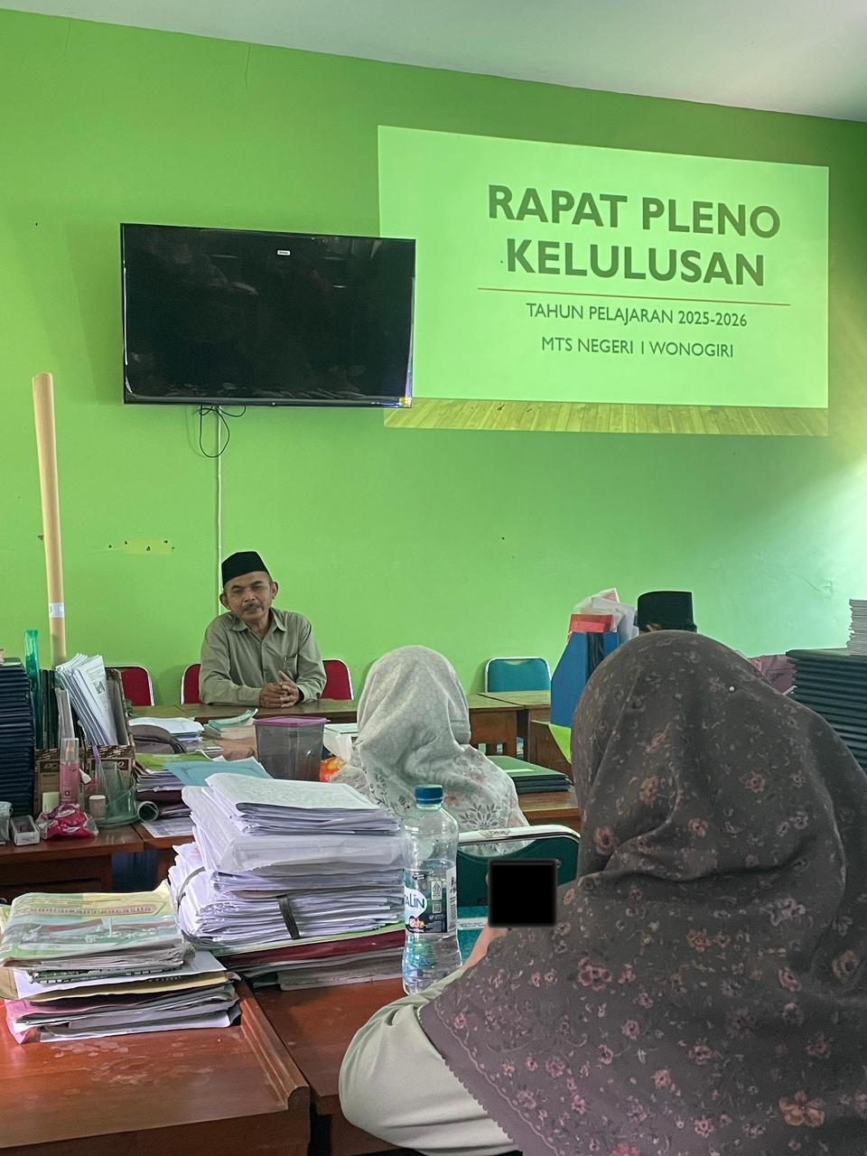 Rapat Pleno Kelulusan Kelas IX MTs Negeri 1 Wonogiri Tahun Pelajaran 2025/2026