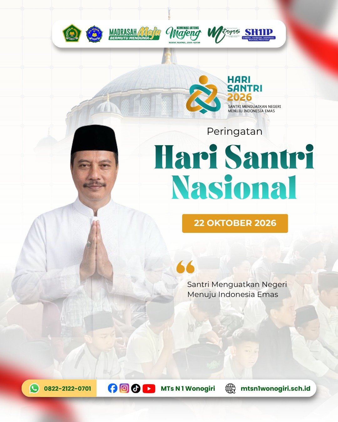 MTsN 1 Wonogiri Kobarkan Semangat Mengabdi untuk Negeri pada Hari Santri 2026