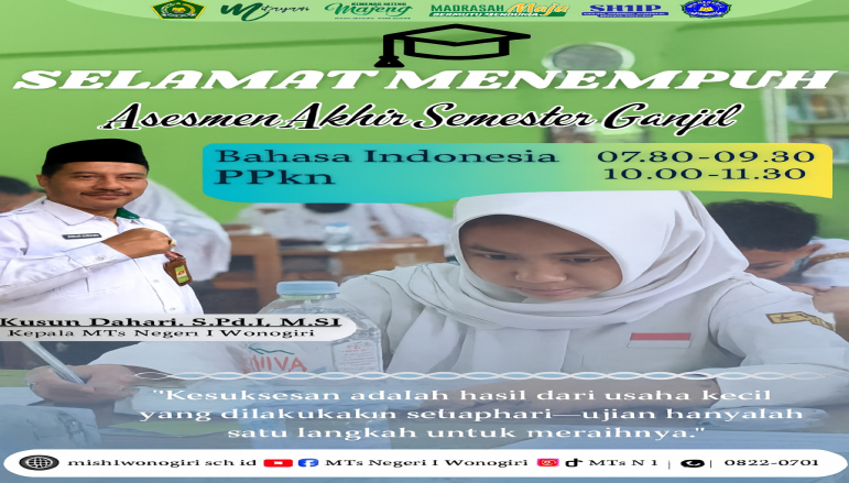ASAS MTs Negeri 1 Wonogiri: Menguatkan Ilmu, Meneguhkan Akhlak