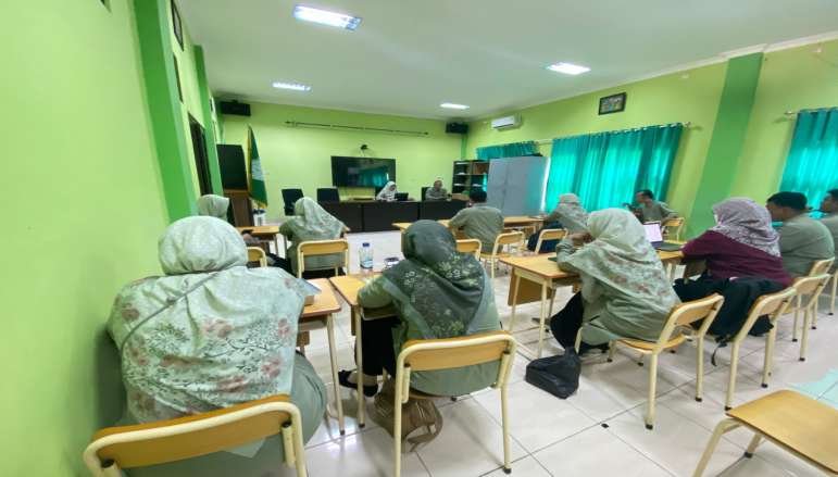 Upayakan Pelayanan yang Efektif dan Efisien, Pokja Penataan Tatalaksana ZI WBK MTsN 1 Wonogiri Paparkan Eviden