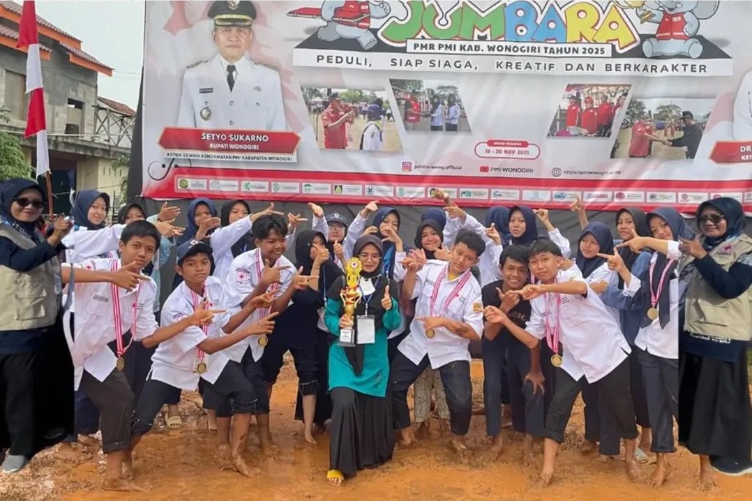 Juara 3 Jumbara PMR tingkat Kabupaten Wonogiri
